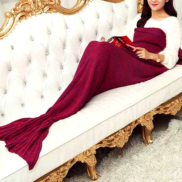 Rose Mermaid Blanket