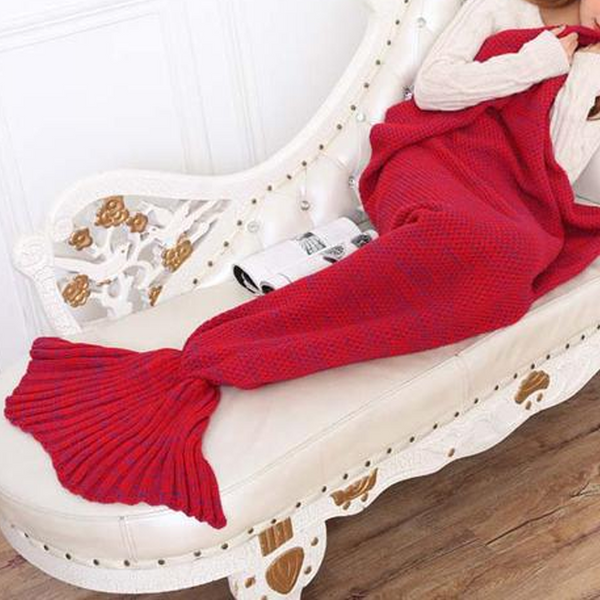 Red Mermaid Blanket