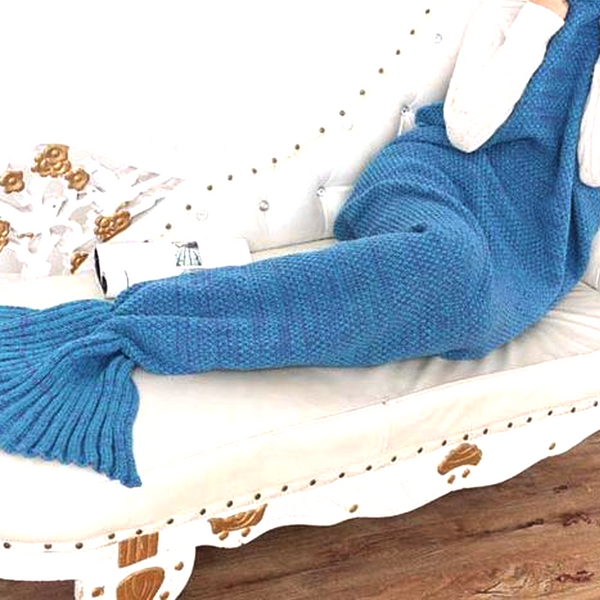 Teal Mermaid Blanket