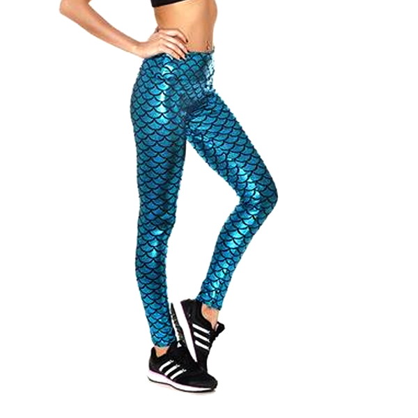 Mermaid Leggings - Aqua