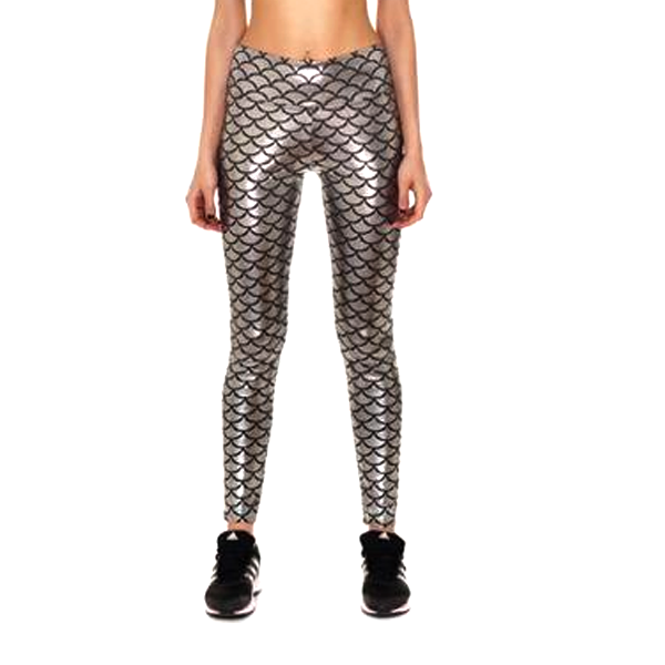 Mermaid Leggings - Silver