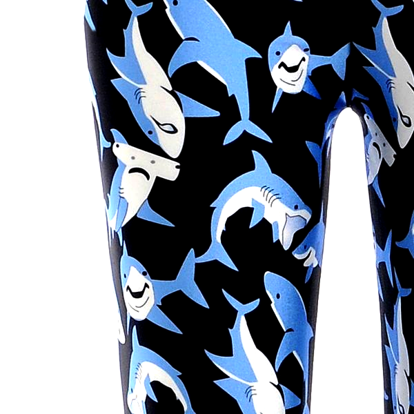 Shark Leggings - Black