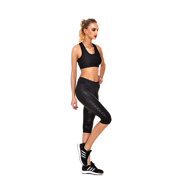 Mermaid Fitness Shorts - Black