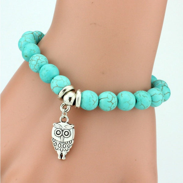 Turquoise Bracelet - Assorted Charms