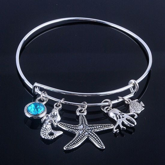 Starfish Aquatic Bracelet - Assorted Charms
