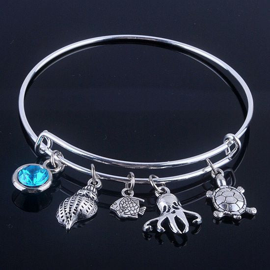 Starfish Aquatic Bracelet - Assorted Charms
